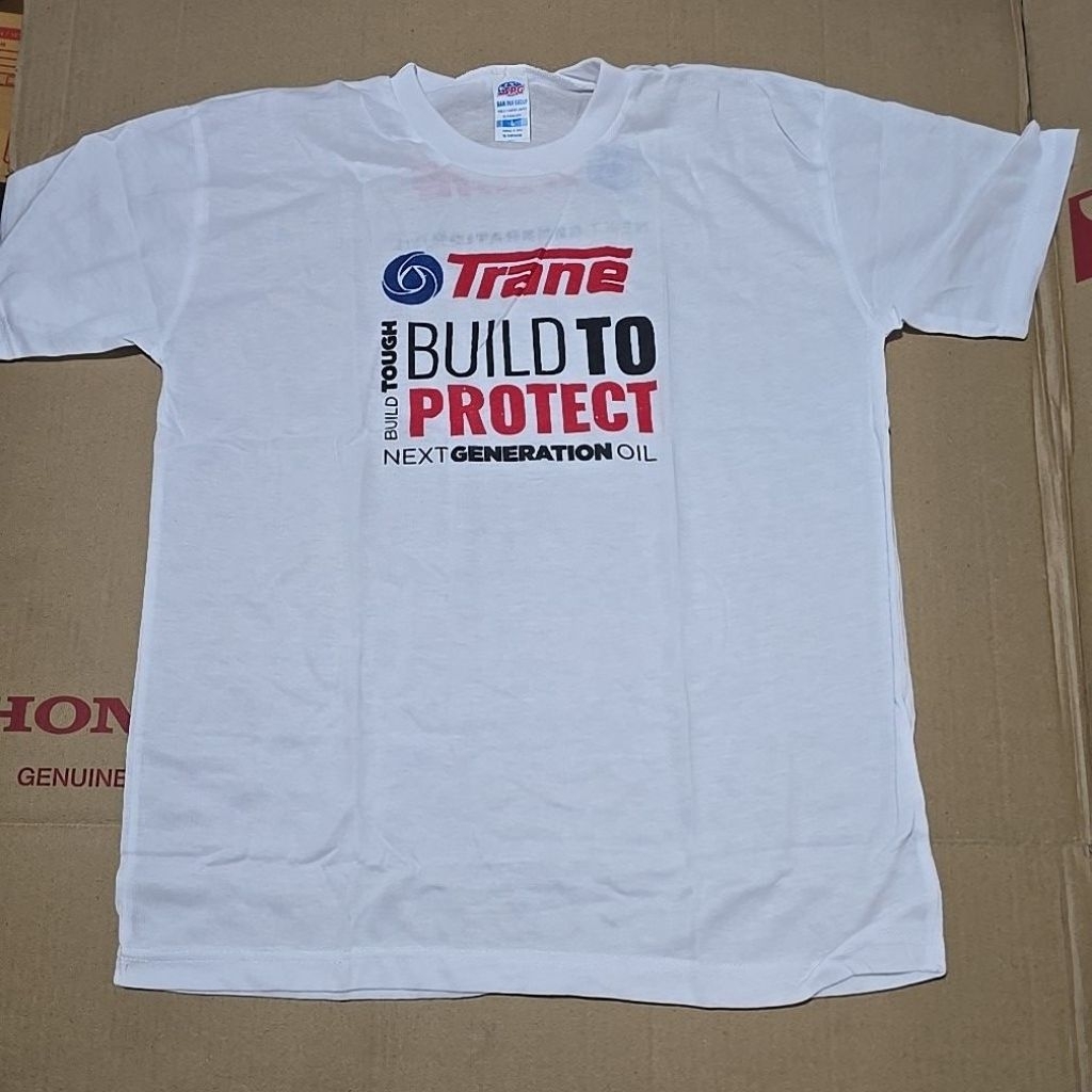 สุดเท่ห์เสื้อยืดแขนสั้น Trane สีขาว ผ้านุ่ม ใส่สบาย ไม่ร้อน จัดโปรสุดพิเศษ พร้อมส่งด่วน