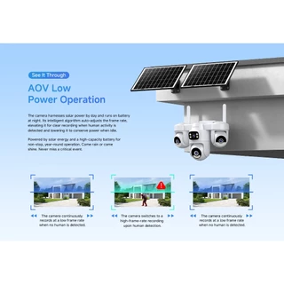 VSTARCAM AG623FR AOV Solar camera 1080P X4 4G iP Camera กล้องวงจรปิดไร้สาย
