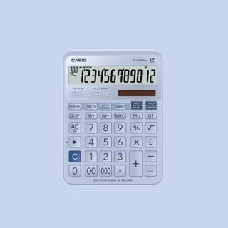 เครื่องคิดเลขคาสิโอ แบบตั้งโต๊ะ รุ่น DJ-120D Plus Steps Check หน้าจอ 12 หลัก
