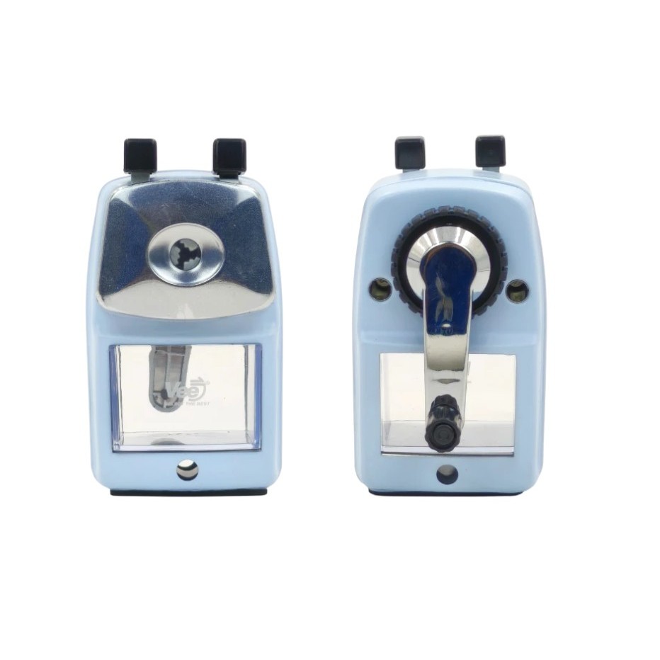 🛒VEE เครื่องเหลาดินสอ VB-SR11T-SB ฟ้าพาสเทล เล็ก (แพ็ค1เครื่อง)