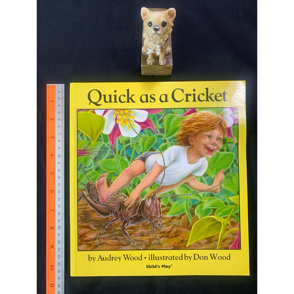 Quick as a cricket By Audre wood หนังสือเด็กภาษาอังกฤษปกอ่อน (มือสอง)