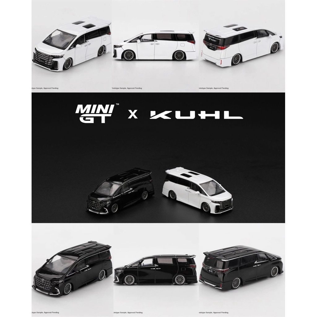 【Pre-Order】 MINI GT x KUHL – Alphard 40 / Vellfire 40 (1:64) 🖤🤍