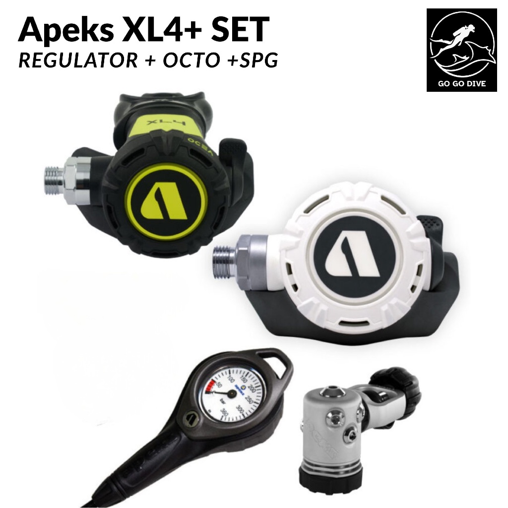 Apeks XL4+ Regulator (White) Yoke
