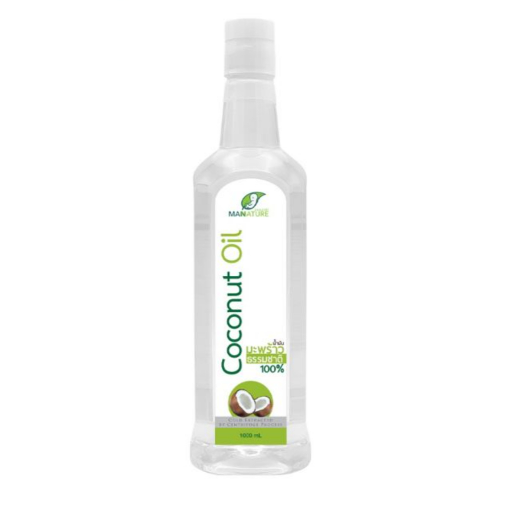 แมนเนเจอร์ น้ำมันมะพร้าวธรรมชาติ 100 % ขนาด 1 ลิตร Manature Natural Coconut oil 100 % 1 L.