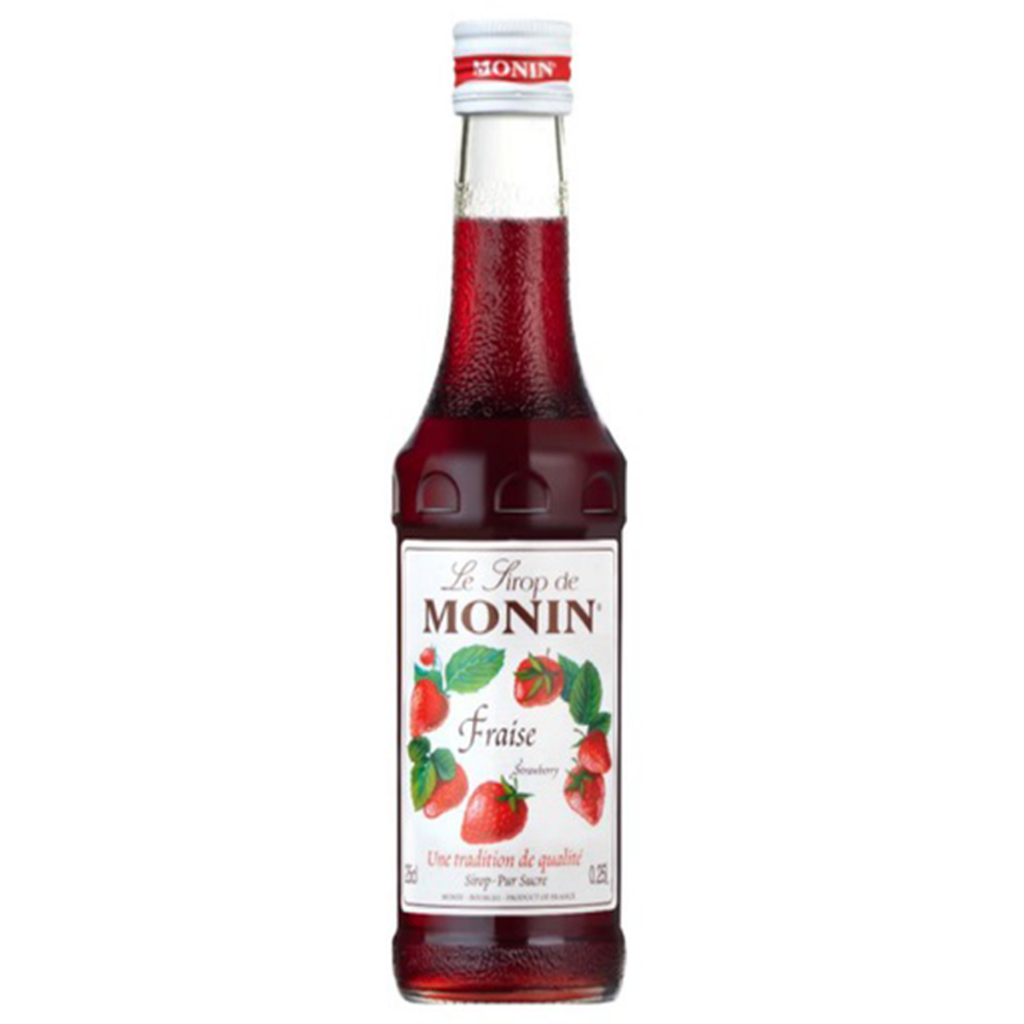 Monin Strawberry Syrup w:iyxสตรอว์เบอร์รี 250ml
