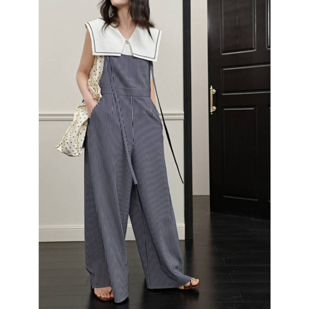 [Preorder] KUOSE : Striped Jumpsuit