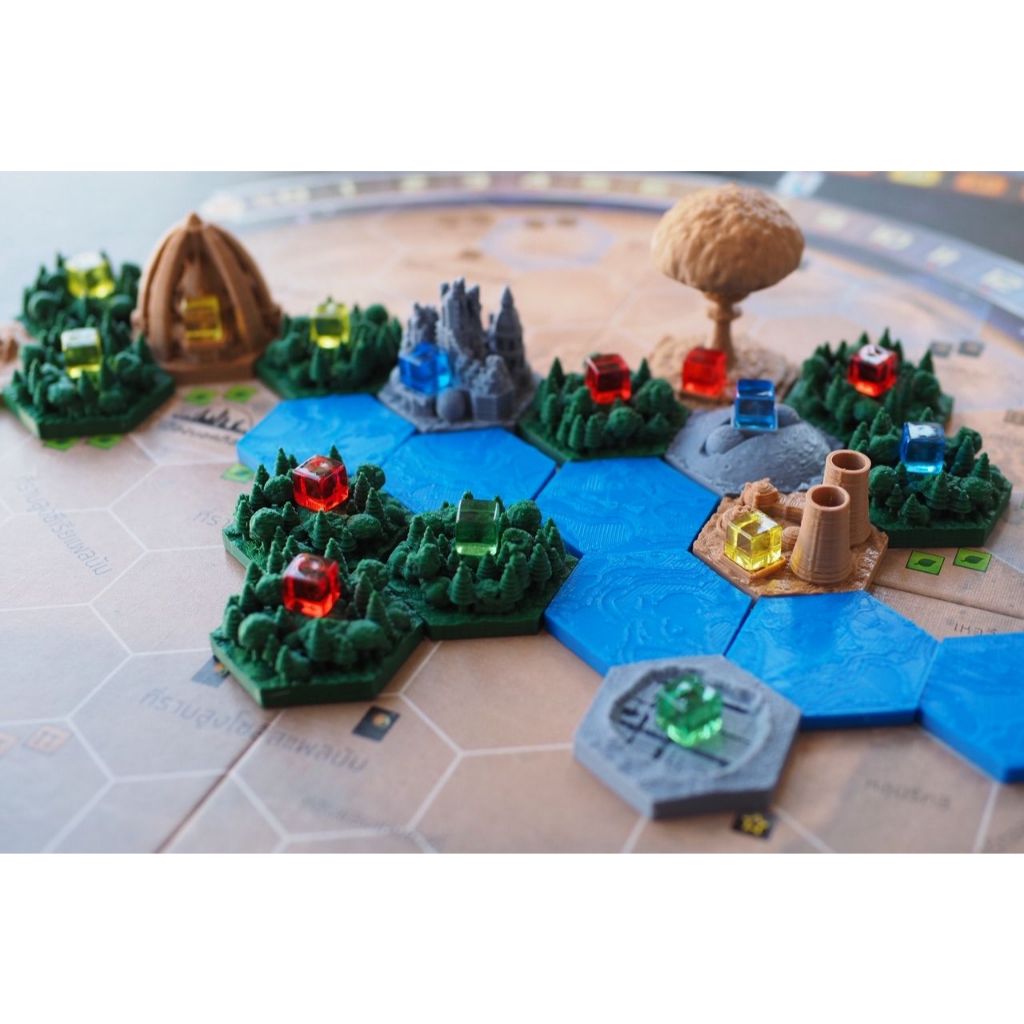 [Make to Order] Terraforming Mars Board game -  3D Tiles (Core)