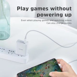 KIVEE ชุดชาร์จ 18W Micro USB สำหรับโทรศัพท์ Android หัวชาร์จ+สายชาร์จ