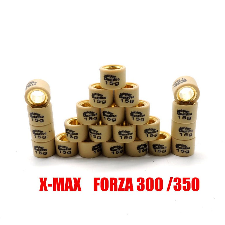 เม็ดตุ้มถ่วงX-MAX XMAX FORZA 300 350 สินค้าคุณภาพอย่างดี ขนาด 11g-20g ราคาต่อ 1 ชิ้น
