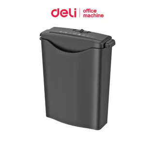 Deli เครื่องย่อยเอกสาร อัตโนมัติ 10L พร้อมกัน 6แผ่น ย่อยขนาด 8มม ทำลายลวดเย็บได้ Paper Shredder