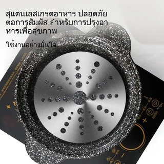 MIPH แผ่นนำความร้อน กระทะเตา หม้อน้ำเตาแม่เหล็กไฟฟ้า เครื่องมือแปลงชิ้นส่วนในครัว หม้อในครัว แผ่นวงแหวนสแตนเลส