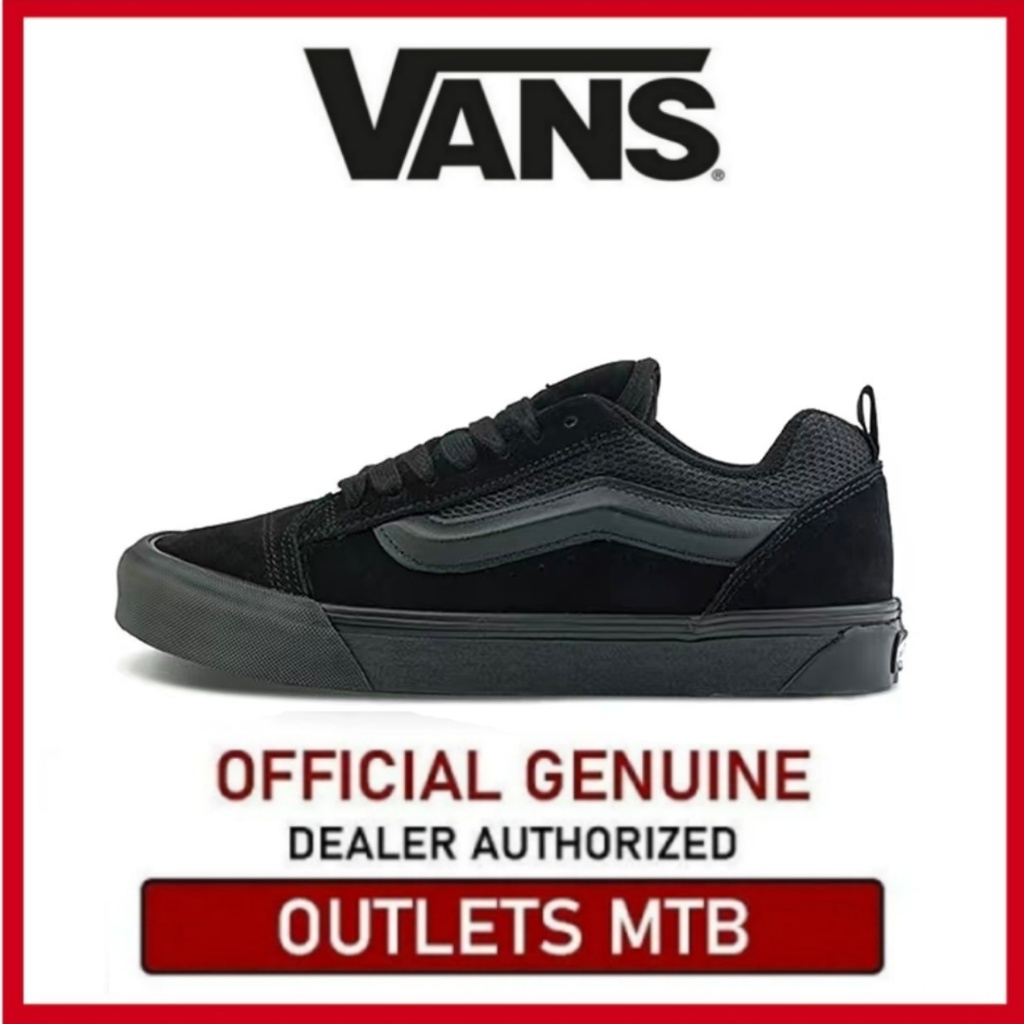 【100%Original】Knu Skool low cut board shoes for both men and women, black