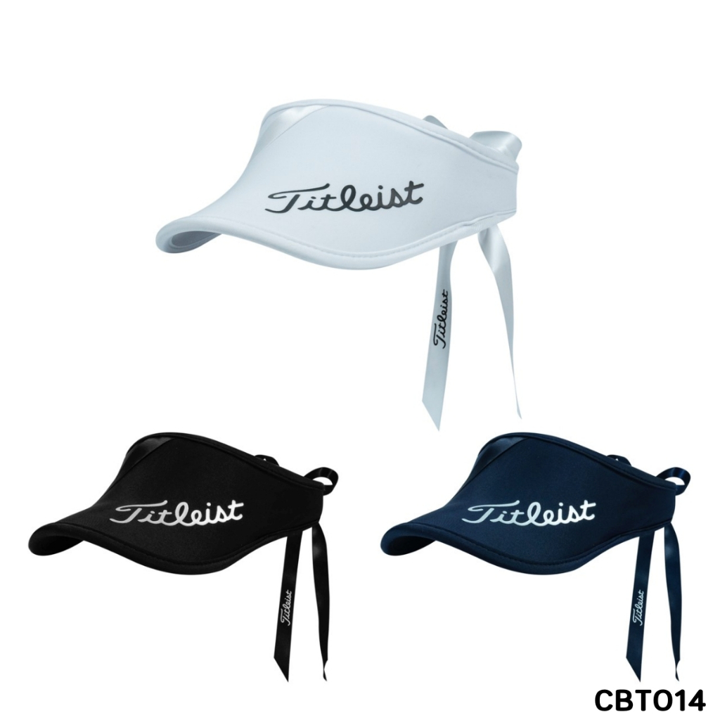 หมวกกอล์ฟผู้หญิงแบบเปิดหัว มีผูกโบว์ด้านหลัง (CBT014)