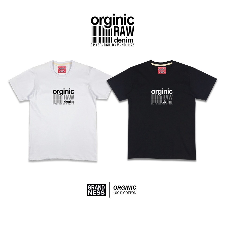 Grandness เสื้อยืดลายกราฟิก รุ่น GN249-250( สีดำ/สีขาว)