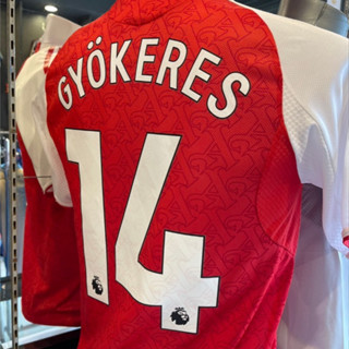 ฟ้อน EPL ชื่่อ-เบอร์ ทีม อาเซน่อล (สีขาว) 2025/26