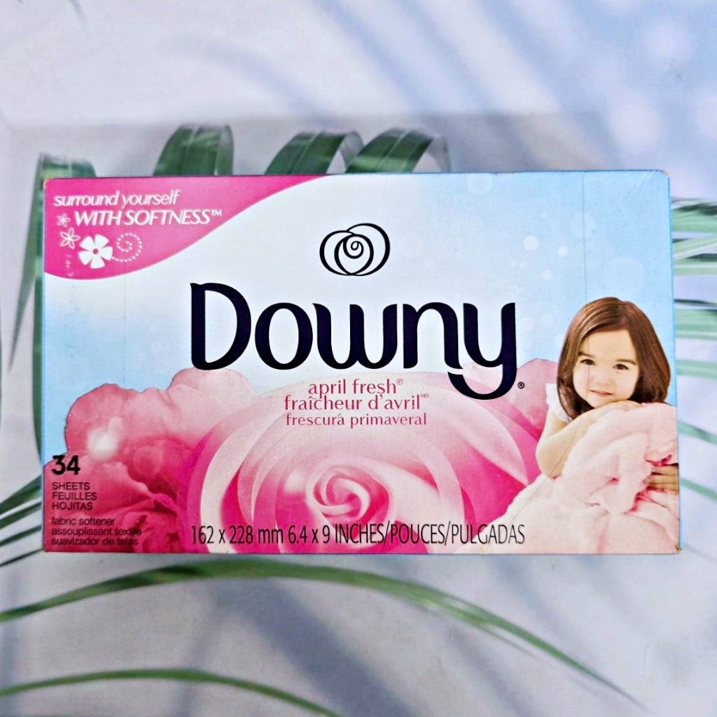 Sale!!! สินค้าราคาพิเศษ (Downy®) April Fresh Dryer Sheets 34 Sheets แผ่นหอมอบผ้า ดาวน์นี่ เอพริล เฟร