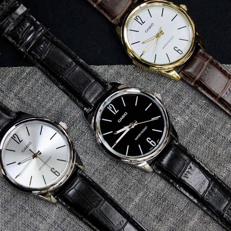 Casio Standard นาฬิกาข้อมือผู้ชาย รุ่น MTP-V005D (MTP-V005D,MTP-V005G,MTP-V005G,LMTP-V005L,)