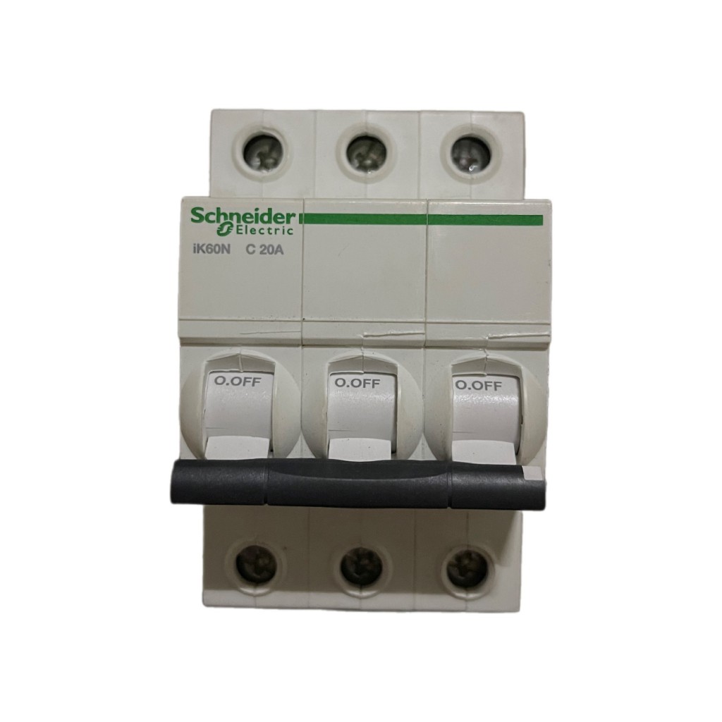 MCB Circuit Breaker Schneider iK60N, 3P, C20A