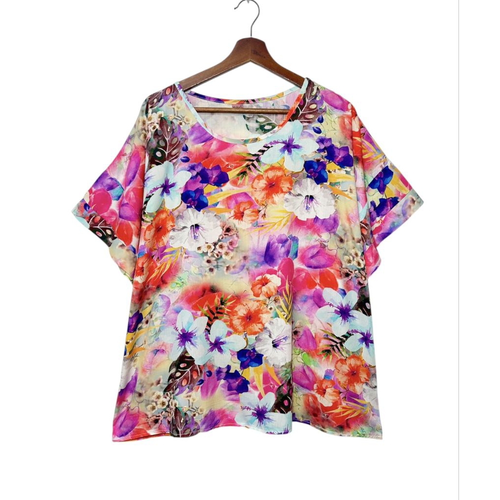อก 50 นิ้ว เสื้อสาวอวบผ้าสปัน ใส่เย็นสบาย