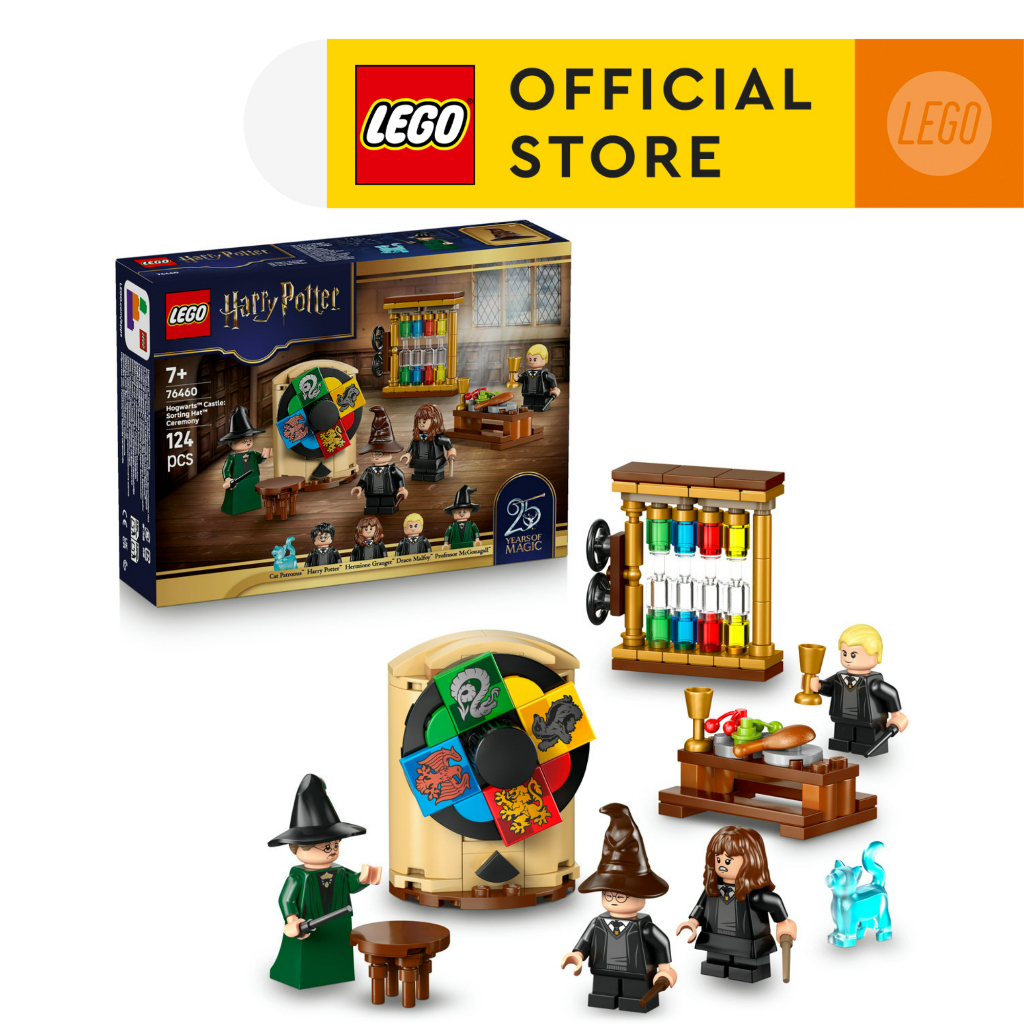LEGO Harry Potter 76460 Hogwarts Castle: Sorting Hat Ceremony (124pcs.), Building Blocks, Kids Toy