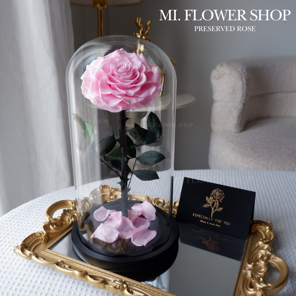 กุหลาบอมตะในโหลแก้ว 🌹 ไซส์ XL หลากสี ไอเดียของขวัญ วันวาเลนไทน์ - รูปที่ 7