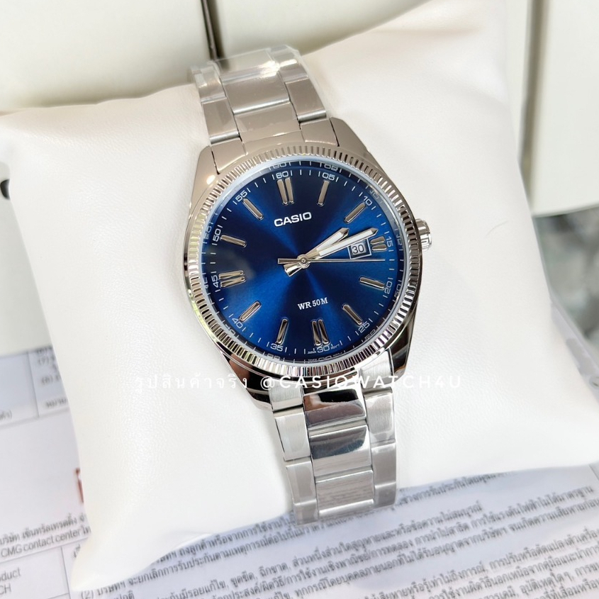 CASIO นาฬิกาข้อมือ รุ่น MTP-1302PD-2A / MTP-1302PD / MTP-1302 รับประกันศูนย์เซ็นทรัล 1 ปีเต็ม