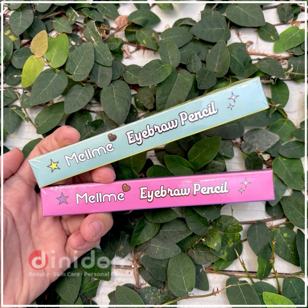 ((dinidon shop)) Mellme Eyebrow Pencil  ดินสอเขียนคิ้ว MELLME 0.25 กรัม หัวแปรงในตัว ใช้งานง่าย