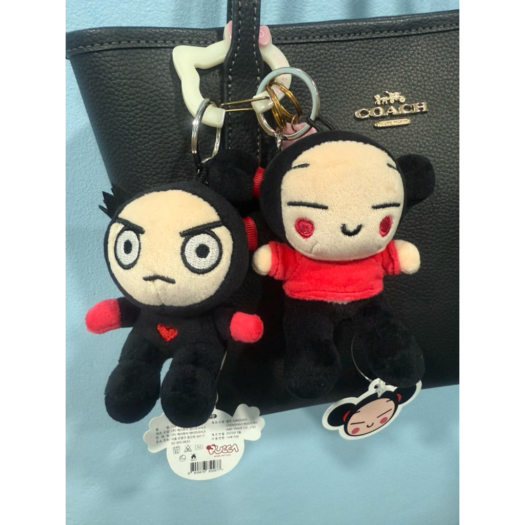 พร้อมส่ง!! พวงกุญแจ Pucca & Karu คู่ 2 ตัว หายากนะค่าา จากโกดังเกาหลีค่ะ