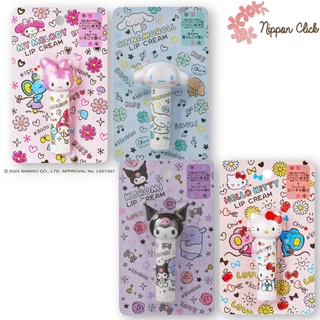 Sanrio Pieras Lip Cream ลิปบาล์ม ลิปครีม ซานริโอ้ มี 4 แบบ ขนาด 4กรัม ของแท้ นำเข้าจากญี่ปุ่น