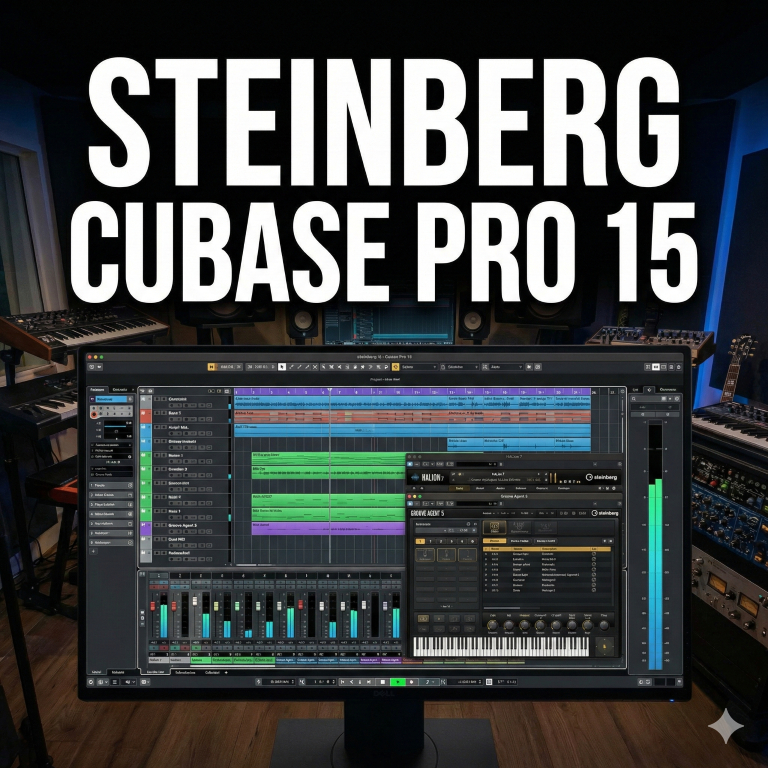 Steinberg Cubase Pro 15.0.6 โปรแกรมทำเพลง บันทึกเสียง ครบวงจร(ส่งUSB)(Windows)