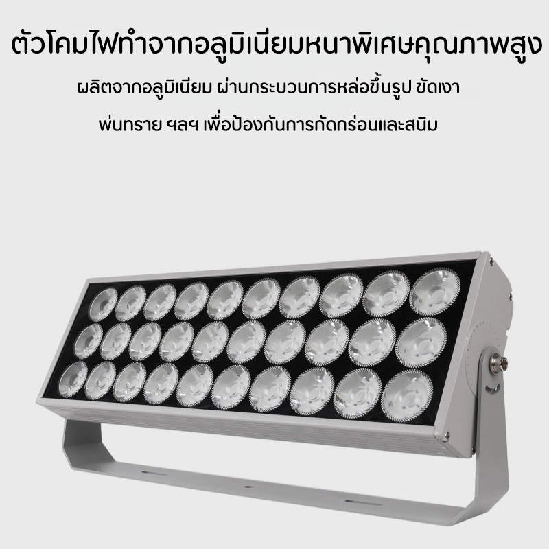 สปอตไลท์ LED, สปอตไลท์ LED ลำแสงเดี่ยว, ระยะลำแสงไกลเป็นพิเศษ เหมาะสำหรับแสงสว่างในเมืองและสถาปัตยกรรม - รูปที่ 3