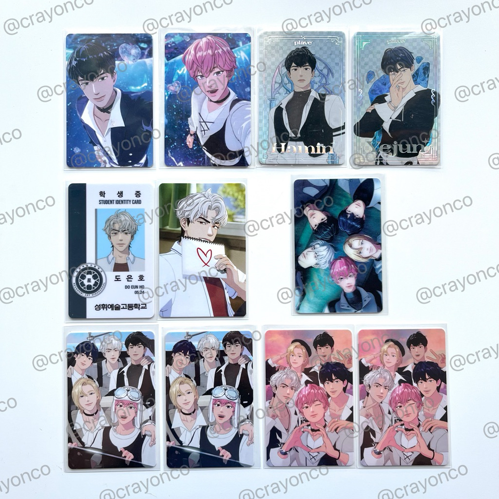 พร้อมส่ง การ์ด PLAVE ꒰   ˊ͈ ˙̫ ˋ͈  ꒱✩˚