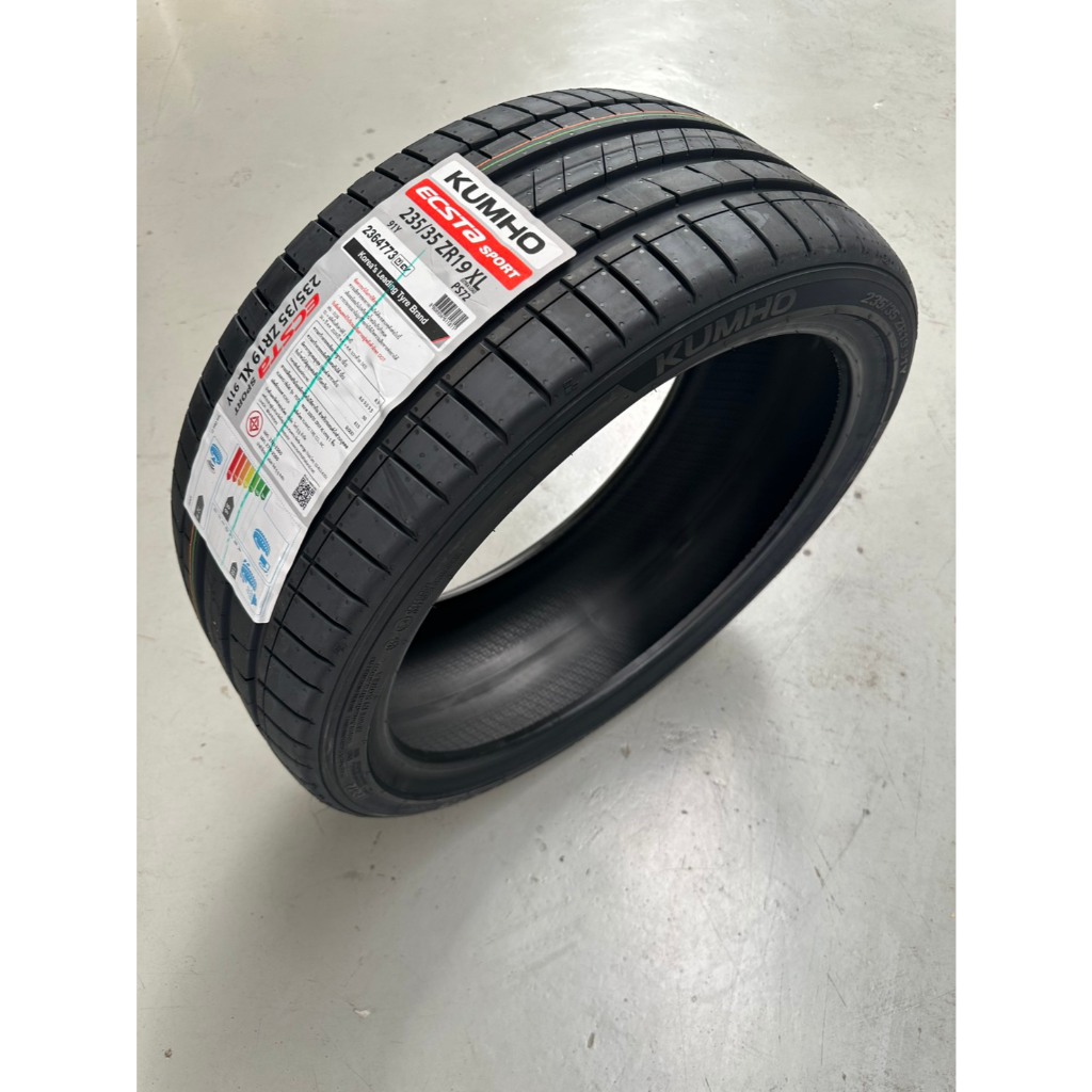 Kumho 235/35R19 PS72 Sport EV ปี 25 ยางรถยนต์ 1 เส้น