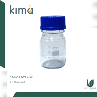 Media Bottle GL45 ขวดแก้ว Duran ทนความร้อนสูง ฝาเกลียว PP Kima+ Made in Germany แบรนด์ KIMA