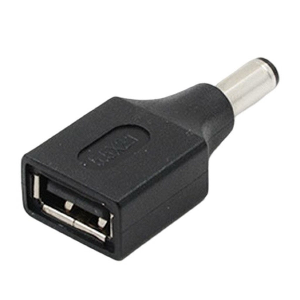 แจ๊ค ปลั๊ก DC  5.5x2.1 to USB female หัวต่อ dc to usb female ใช้งานสะดวก 1 ตัว