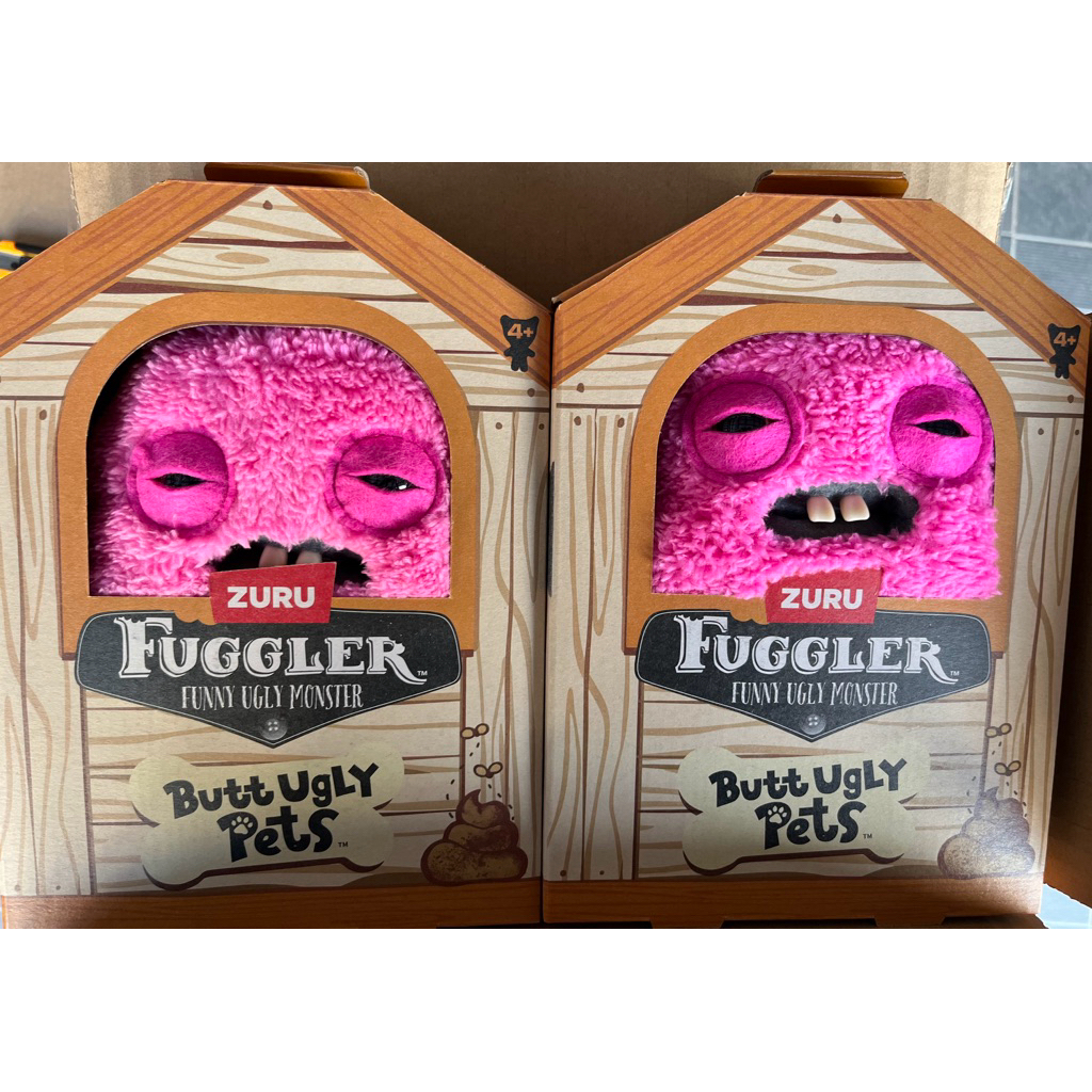 Fugglers Funny Ugly Monsters Butt Ugly Pets : Mad Rabbit Monster (Pink)