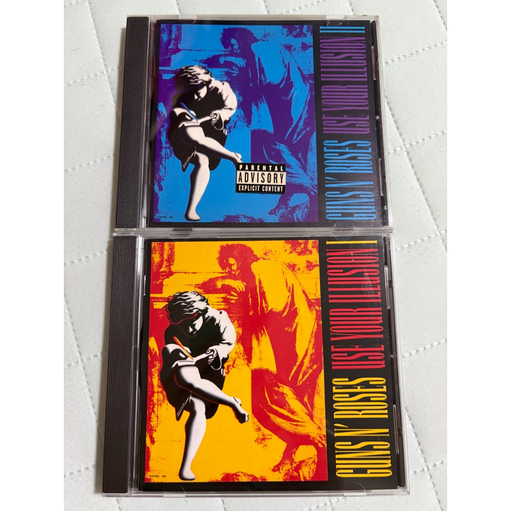 cd Guns N' Roses use your illusion I&II แผ่นimport