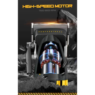 VGR V-285/285T Clipper 9000RPM จอแสดงผล LED แบตตาเลี่ยนไร้สาย ใบมีดเซรามิคเครื่องตัดผมมืออาชีพผม Trimmer