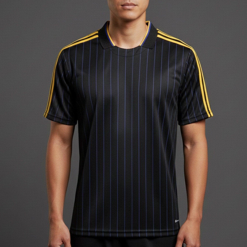 เสื้อกีฬาแฟชั่นฟุตบอล ทีม llมน U สีดำ ไซส์เอเชีย S-2XL #RT0163
