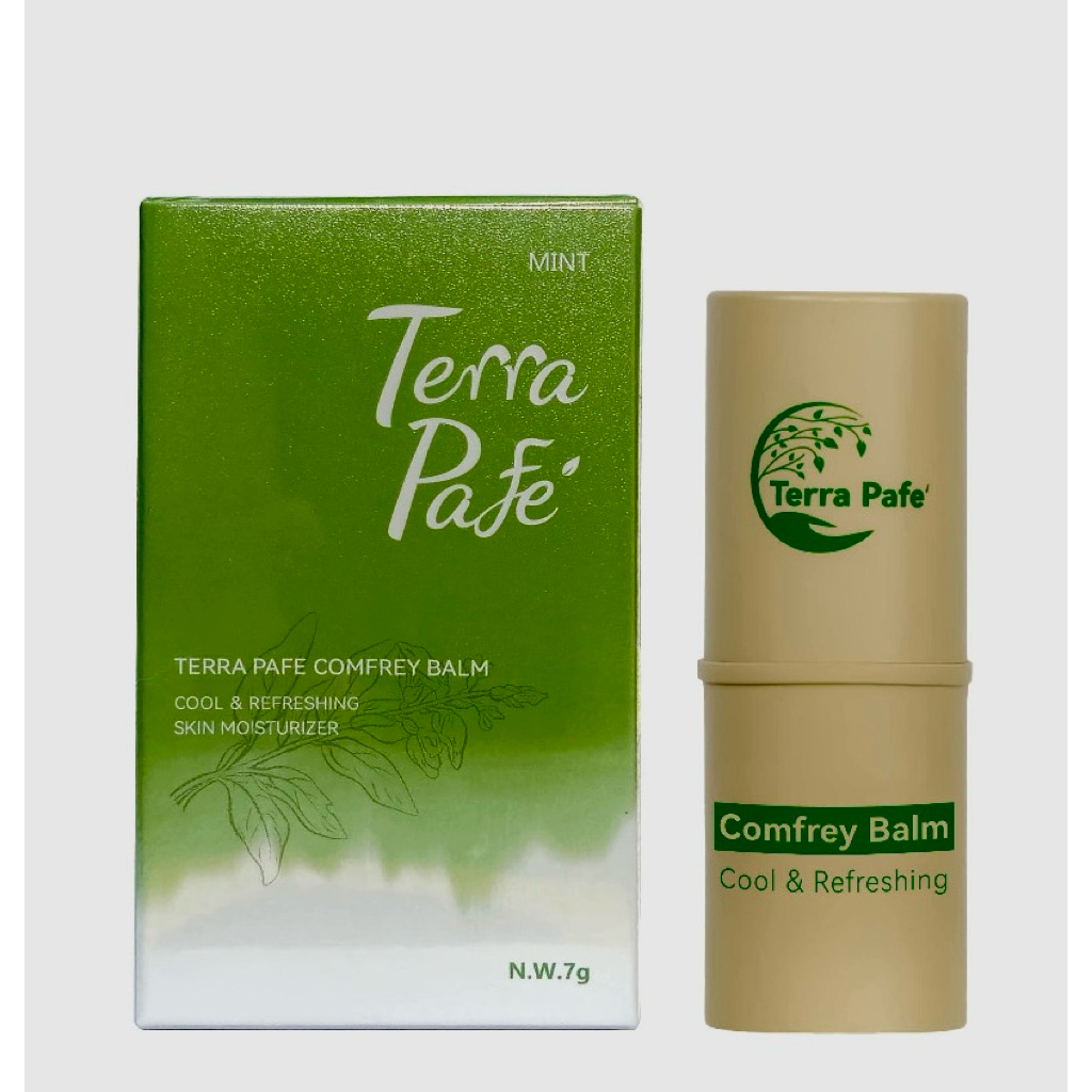 บาล์มเทอร่าพาเฟ่ ( Terra Pafe Comfrey Balm ) อโรม่า กลิ่นหอม เย็น สดชื่น ผ่อนคลาย ขนาด 7 กรัม exp.10/9/28