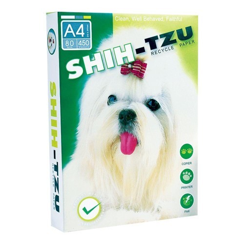 กระดาษถ่ายเอกสาร A4 Shih-Tzu 80 แกรม / One 70 แกรม