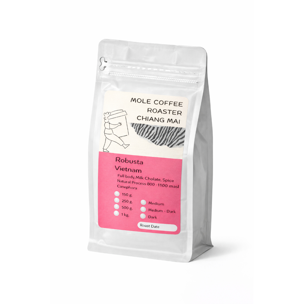 เมล็ดกาแฟคั่ว โรบัสต้า พรีเมียม เวียดนาม (Espresso) ส่งไว คั่วใหม่ - รูปที่ 2