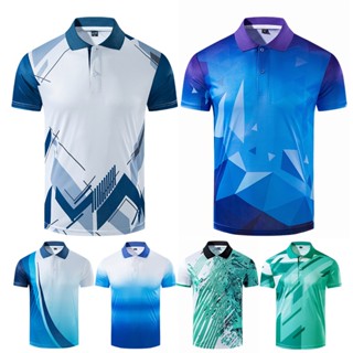 เสื้อคอปก ชาย แขนสั้นลายขวาง ชุดผู้ชายเกาหลีแฟชั่น