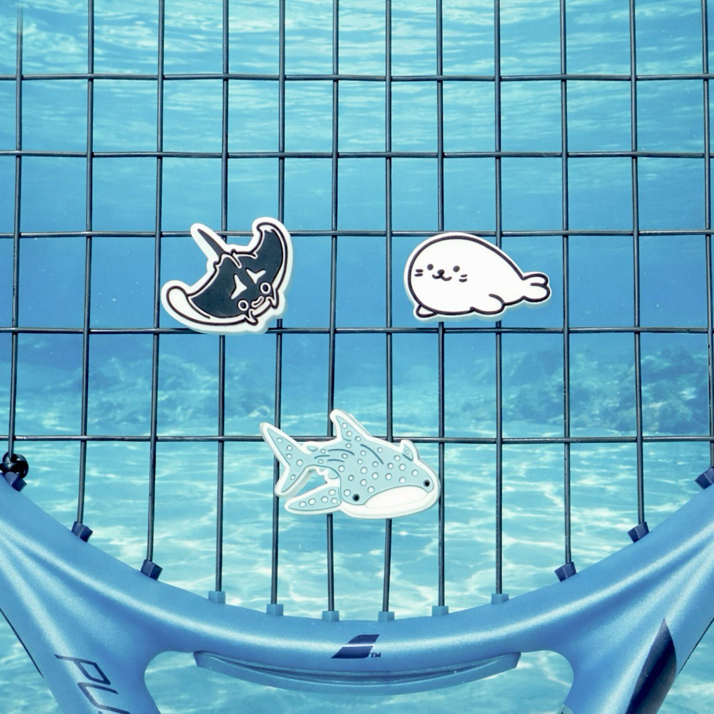 กันสะเทือนไม้เทนนิส Tennis Dampener Ocean ฉลามวาฬ whale shark แมนต้าเรย์ Manta Ray