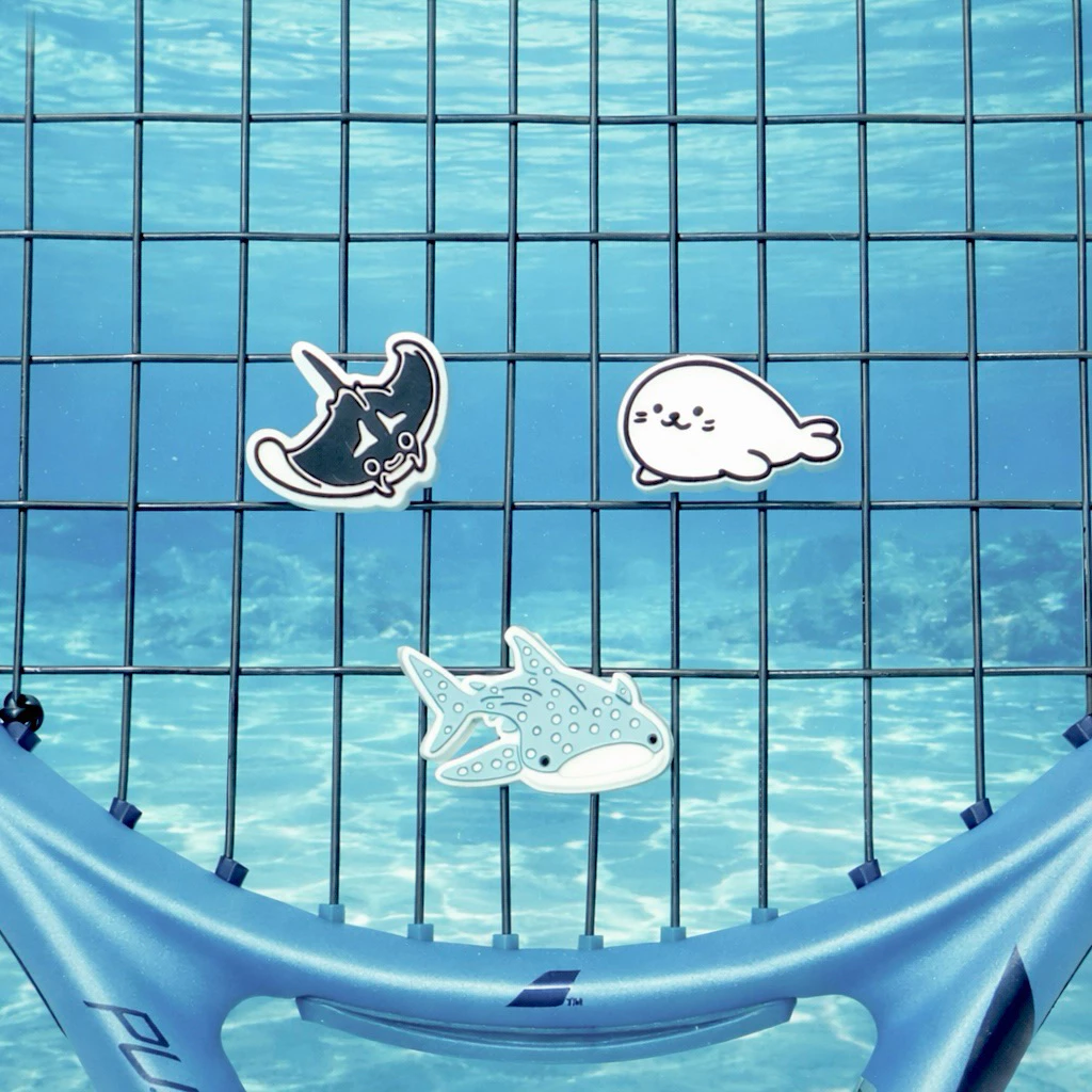 กันสะเทือนไม้เทนนิส Tennis Dampener Ocean ฉลามวาฬ whale shark แมนต้าเรย์ Manta Ray