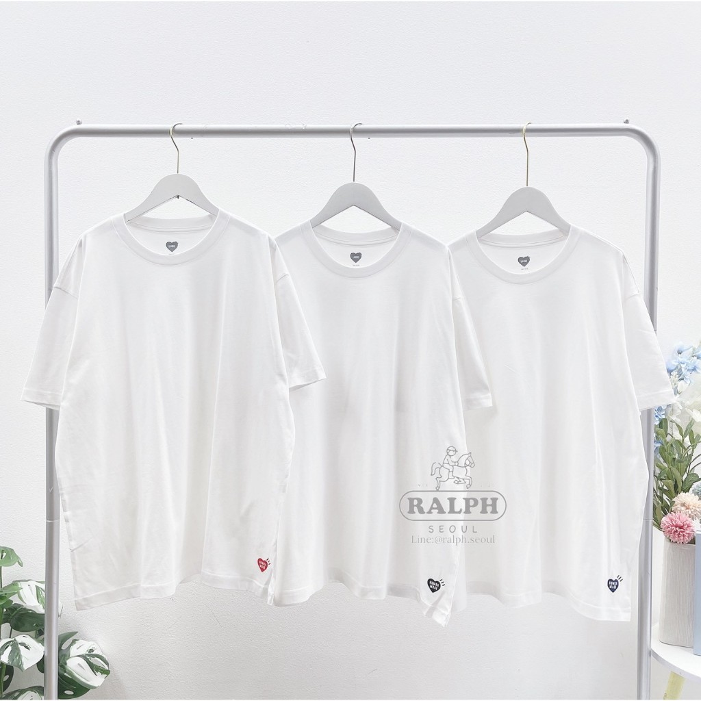 Human Made 3 Pack T-Shirt  Set (White)