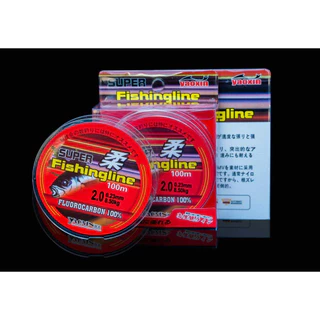 สายเอ็น Super Fishing Line เหมาะสมกับนักตกปลาที่ต้องการ สาย FLUROCARBON 100 % เหนียวทดต่อแรงดึงได้ดี จมน้ำเร็ว