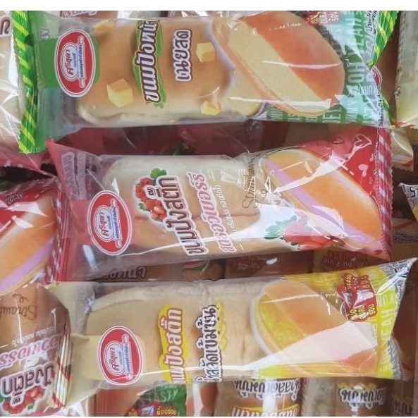 ขนมปังยาว [แบบรวม] จำนวน 40 ห่อราคา 219 บาท
