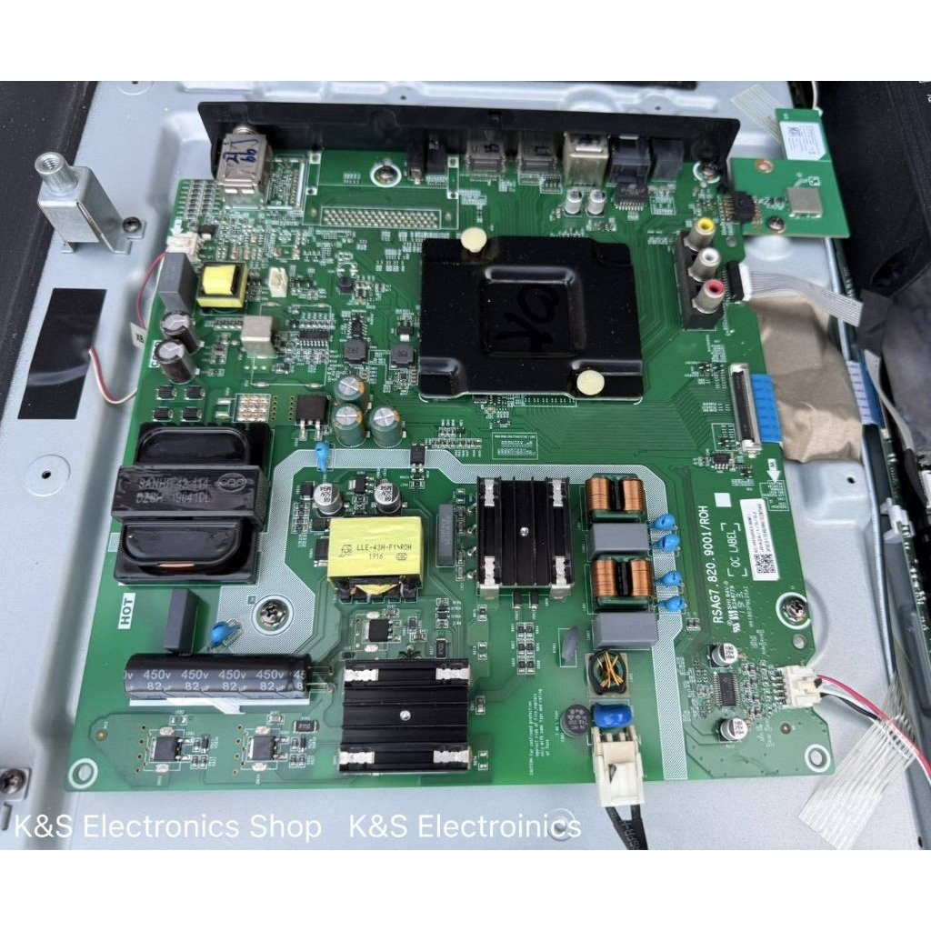 Mainboard Hisense รุ่น 49B6000PW พาร์ท RSAG7.820.9001/ROH อะไหล่แท้/ของถอดมือสอง รับประกันสินค้า 30 