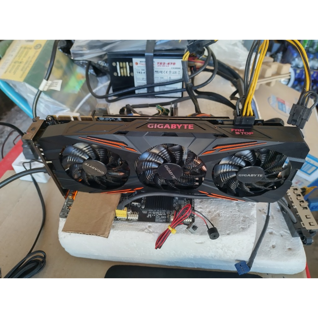การ์ดจอ GTX 1070 Ti Gaming 8G VGA  GIGABYTE (แรงกว่า RTX 2060 4% เทสเกมส์แล้ว พอๆ กัน แต่ราคาคุ้มกว่
